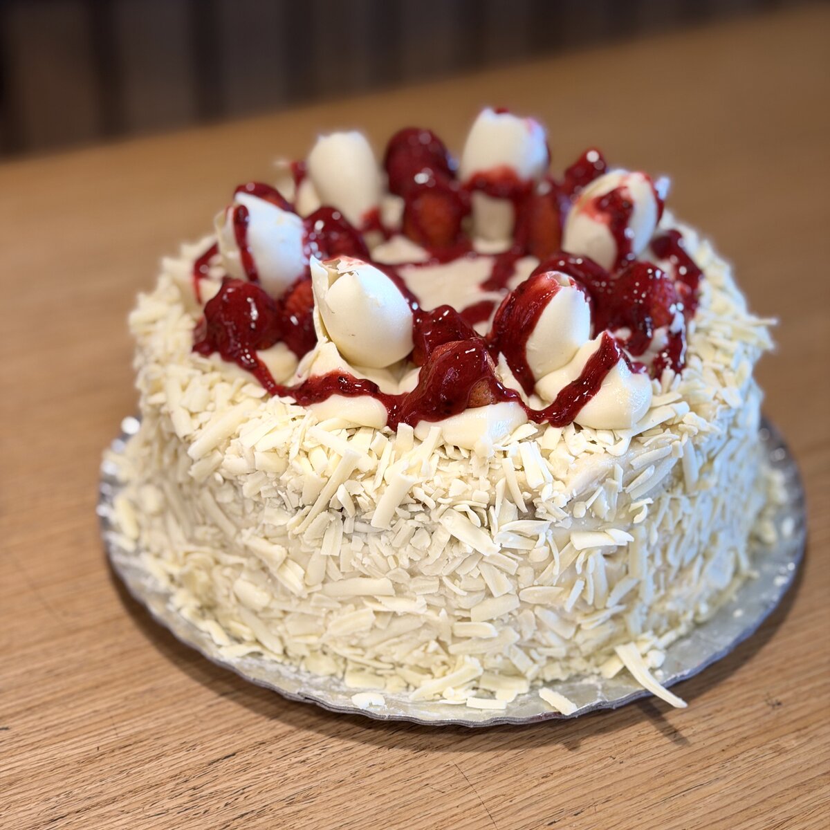 Morango com chocolate branco